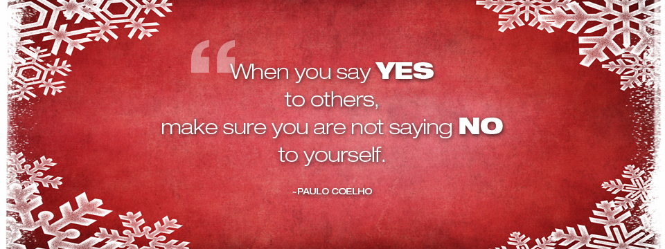 Saying yes to yourself…