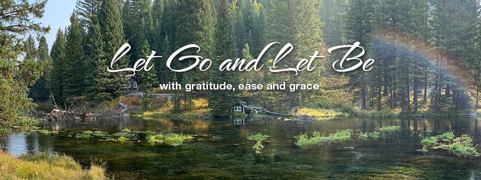 Let Go and Let Be